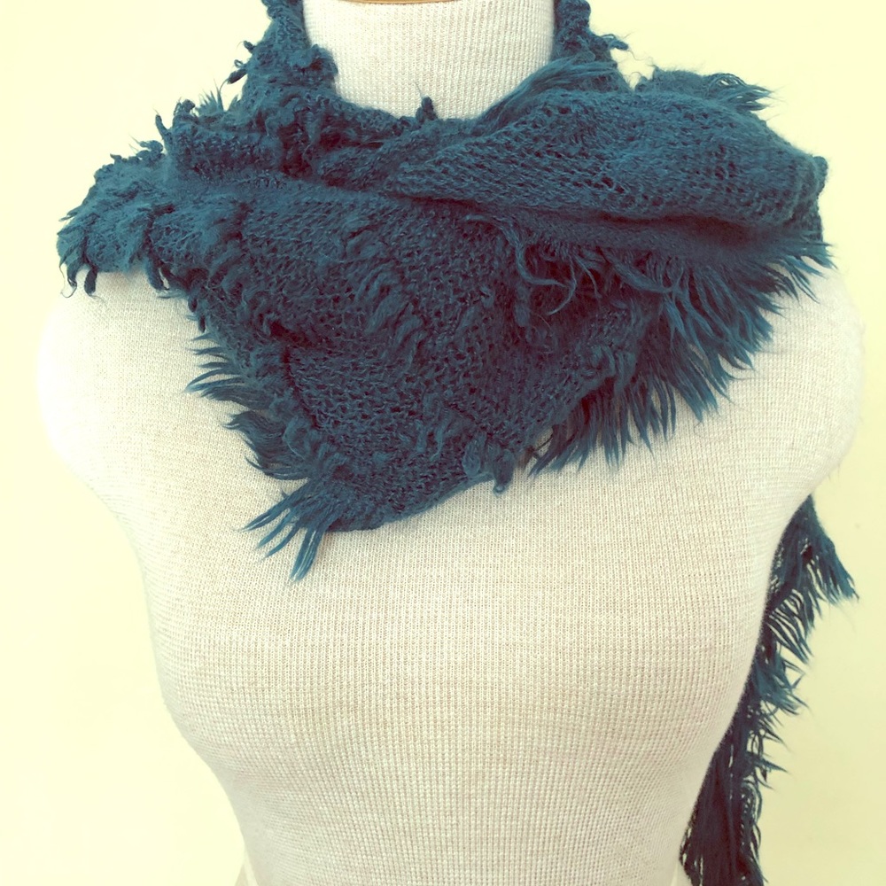 Forest green scarf
